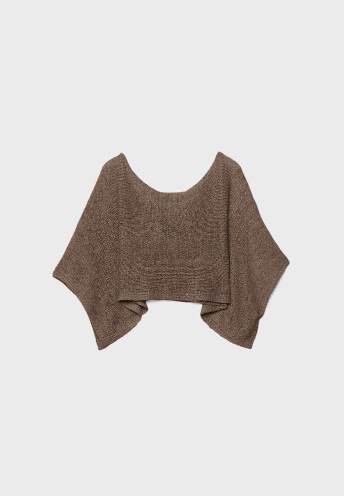 Maglione basic a coprispalle