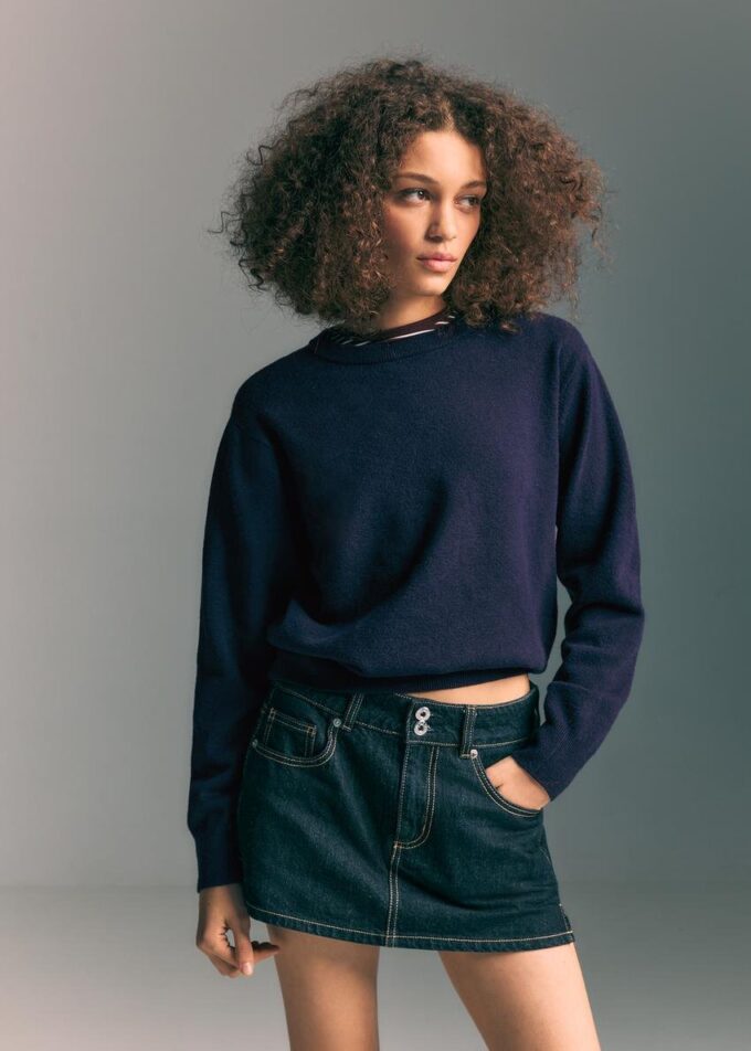 Maglione Basic in maglia Soft Touch al tatto