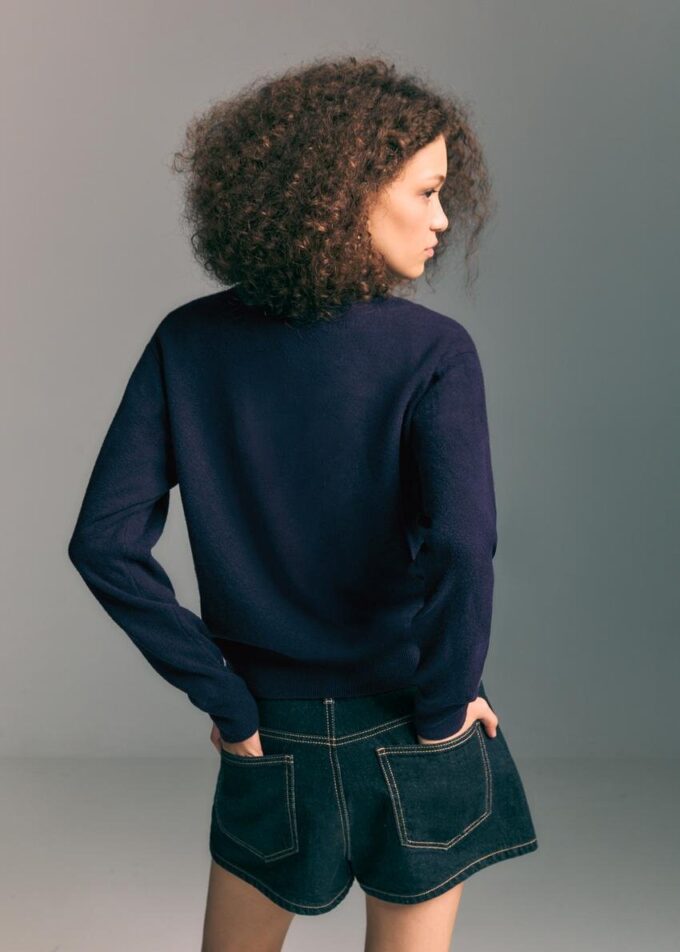 Maglione Basic in maglia Soft Touch al tatto