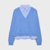 Maglione in maglia a due tessuti Maglione in maglia a due tessuti