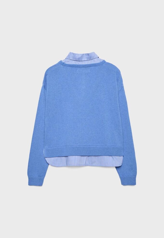Maglione in maglia a due tessuti Maglione in maglia a due tessuti