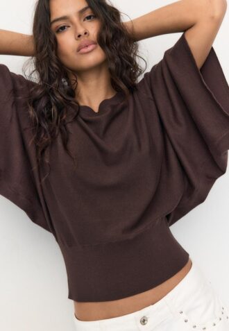 Maglione in maglia a maniche larghe