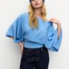Maglione in maglia a maniche larghe