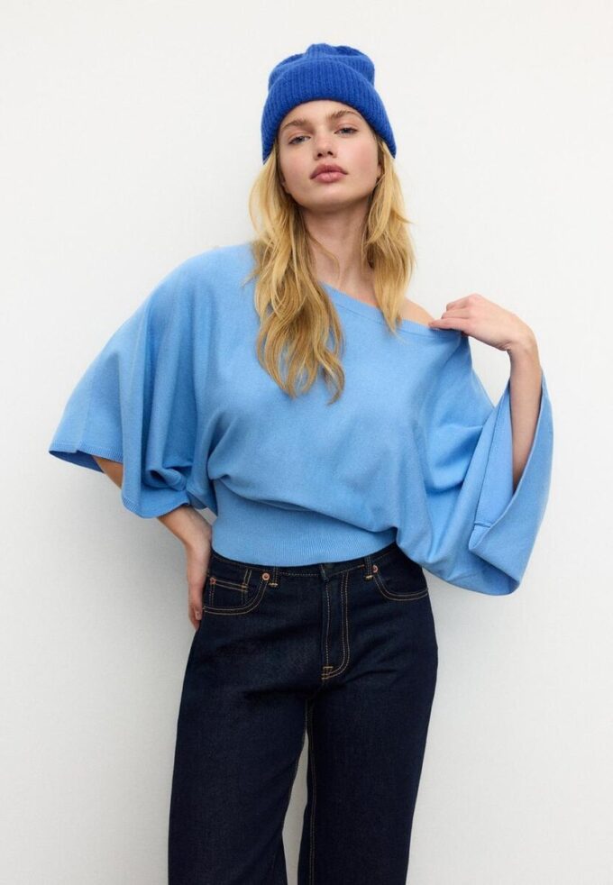 Maglione in maglia a maniche larghe