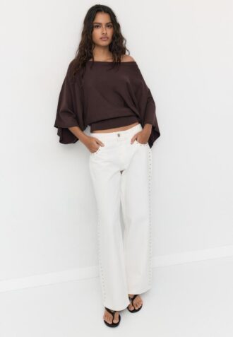 Maglione in maglia a maniche larghe