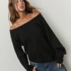 Maglione in maglia asimmetrico Maglione in maglia asimmetrico