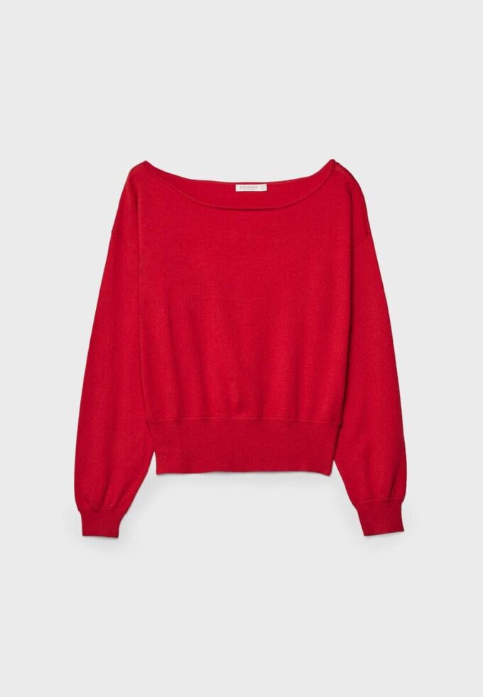 Maglione in maglia asimmetrico Maglione in maglia asimmetrico