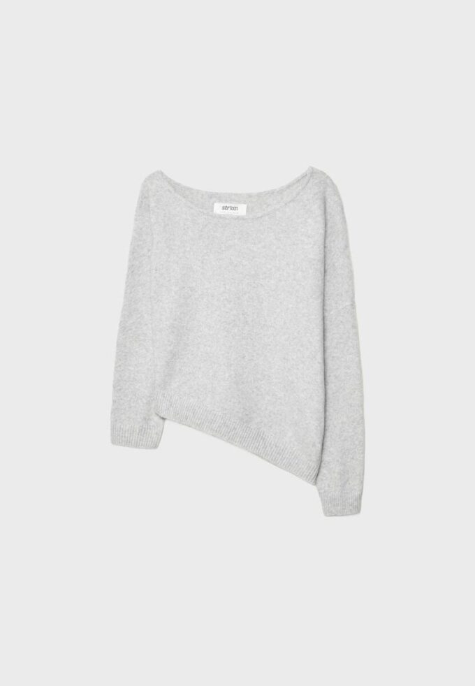 Maglione in maglia asimmetrico Maglione in maglia asimmetrico