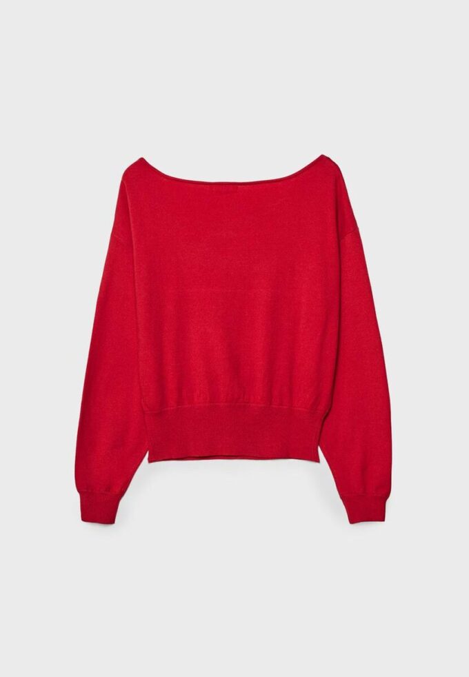 Maglione in maglia asimmetrico Maglione in maglia asimmetrico