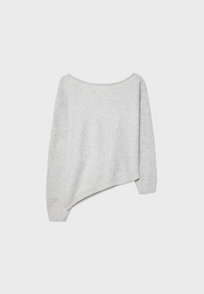 Maglione in maglia asimmetrico Maglione in maglia asimmetrico