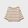 Maglione in maglia con scollo a barchetta Maglione in maglia con scollo a barchetta