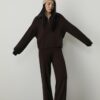 Maglione in maglia con zip Maglione in maglia con zip