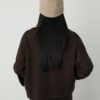 Maglione in maglia con zip Maglione in maglia con zip