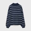 Maglione in maglia con zip Maglione in maglia con zip