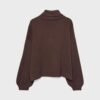 Maglione in maglia con zip Maglione in maglia con zip