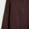 Maglione in maglia con zip Maglione in maglia con zip