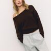 Maglione in maglia Soft Touch con scollo a barchetta Maglione in maglia Soft Touch con scollo a barchetta