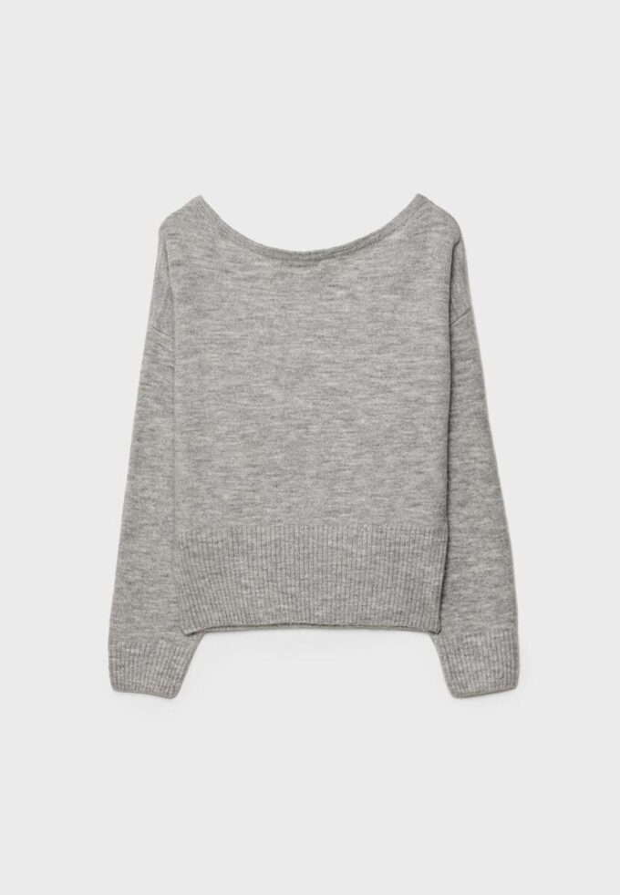 Maglione in maglia Soft Touch con scollo a barchetta Maglione in maglia Soft Touch con scollo a barchetta