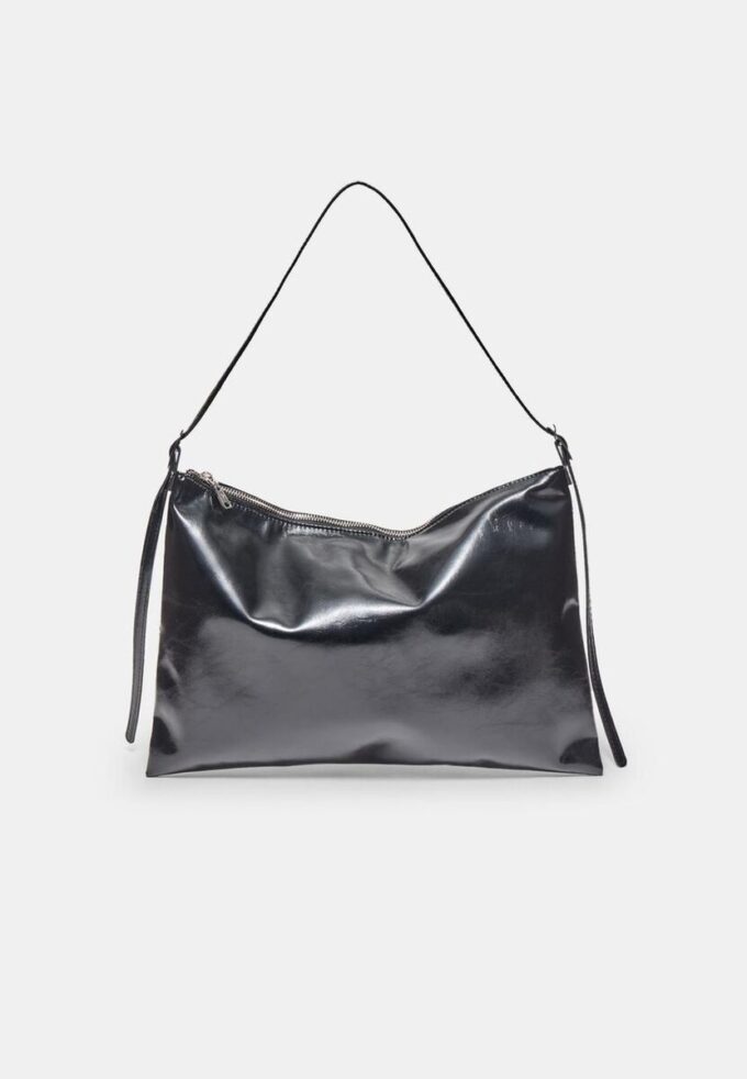 Mini borsa a tracolla Soft Touch con cerniere