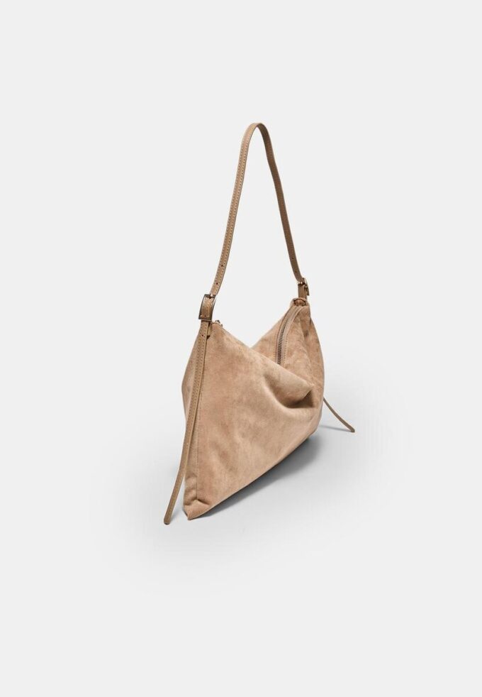 Mini borsa a tracolla Soft Touch con cerniere