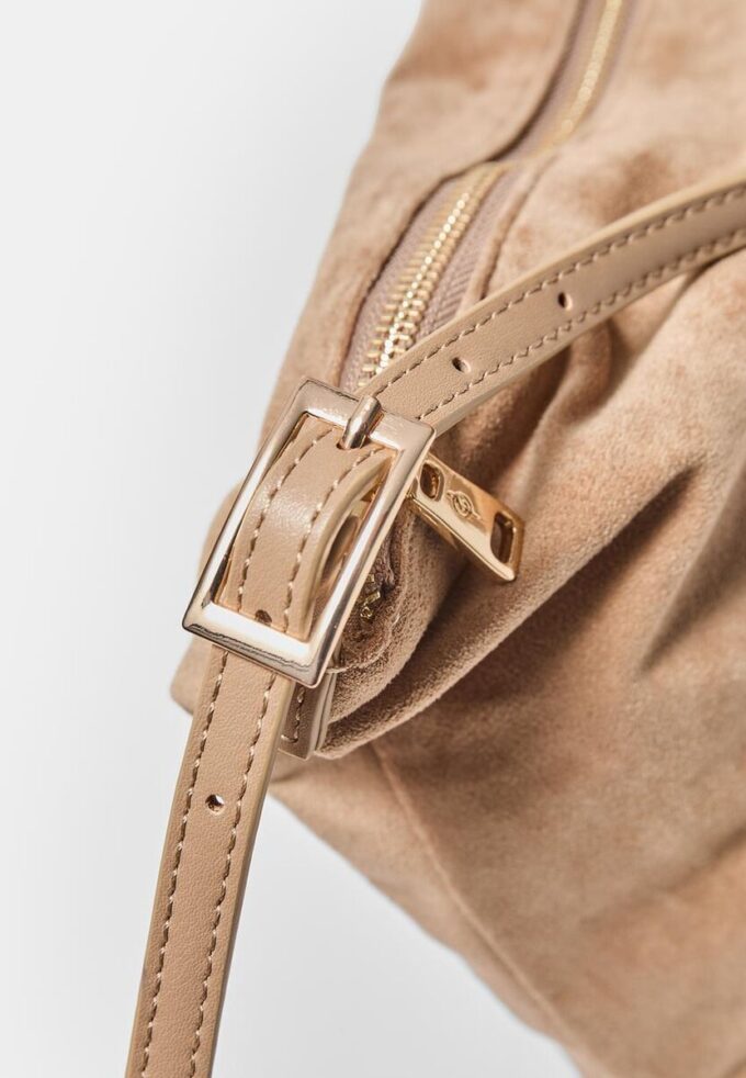 Mini borsa a tracolla Soft Touch con cerniere