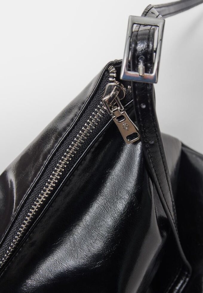 Mini borsa a tracolla Soft Touch con cerniere