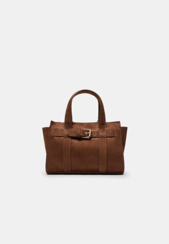 Mini borsa tote con fibbia