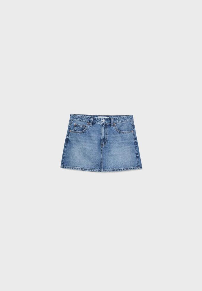 Mini gonna in denim D60 Mini gonna in denim D60