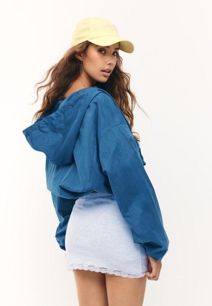 Mini Skort con bordi in pizzo