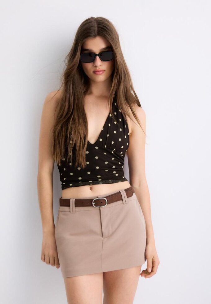 Mini Skort con cintura