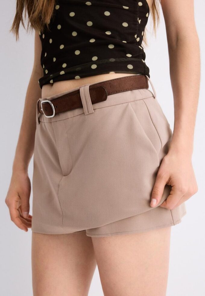 Mini Skort con cintura