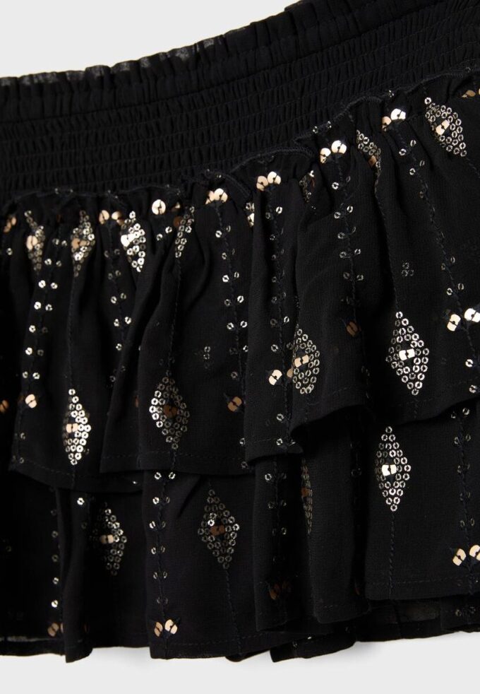 Minigonna ricamata Minigonna ricamata