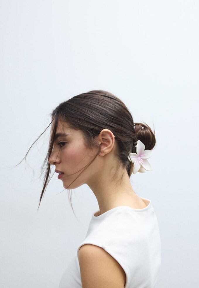 Molletta a forma di fiore