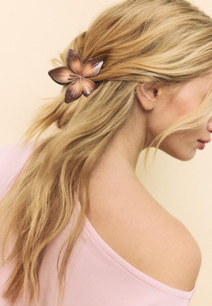 Molletta a forma di fiore