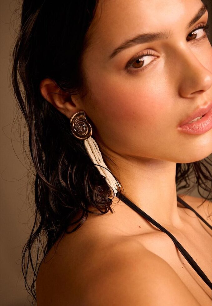 Orecchini a cascata con conchiglie