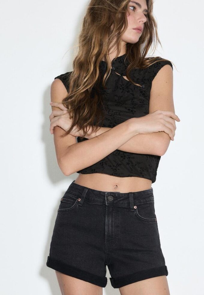 Pantaloncini D85 Slim Mom Fit Pantaloncini D85 Slim Mom Fit