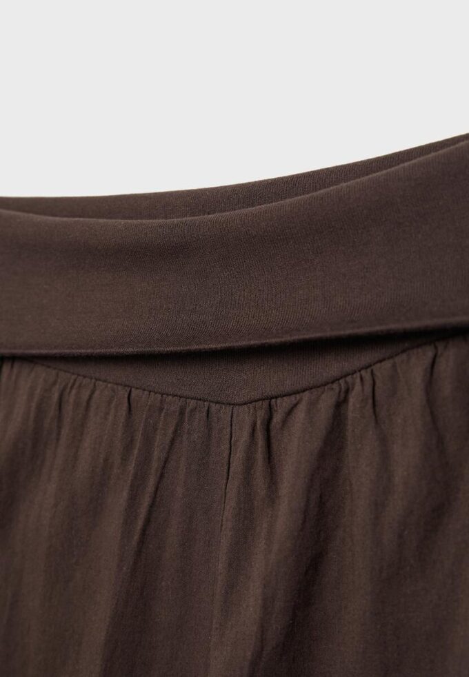 Pantaloni a palloncino con vita ribattuta