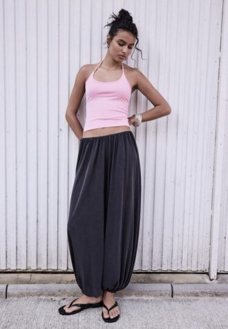 Pantaloni a palloncino fluidi Soft Touch