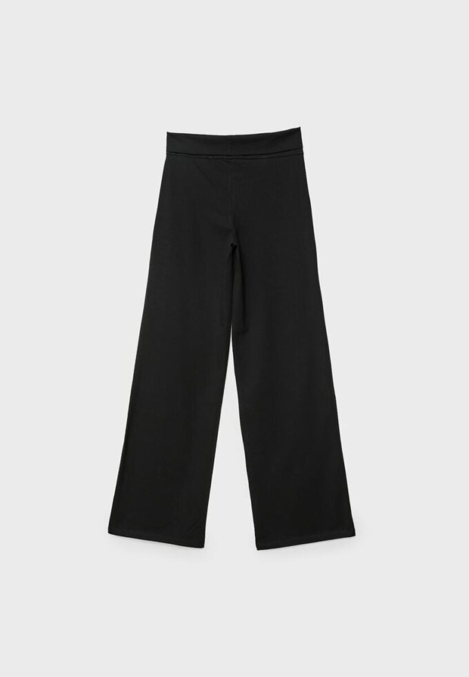 Pantaloni in rete con vita ripiegata