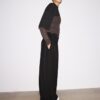Pantaloni sartoriali Wide Leg con pinces Pantaloni sartoriali Wide Leg con pinces