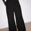 Pantaloni sartoriali Wide Leg con pinces Pantaloni sartoriali Wide Leg con pinces