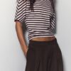 Pantaloni sartoriali Wide Leg con pinces Pantaloni sartoriali Wide Leg con pinces