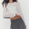 Pantaloni sartoriali Wide Leg con pinces Pantaloni sartoriali Wide Leg con pinces