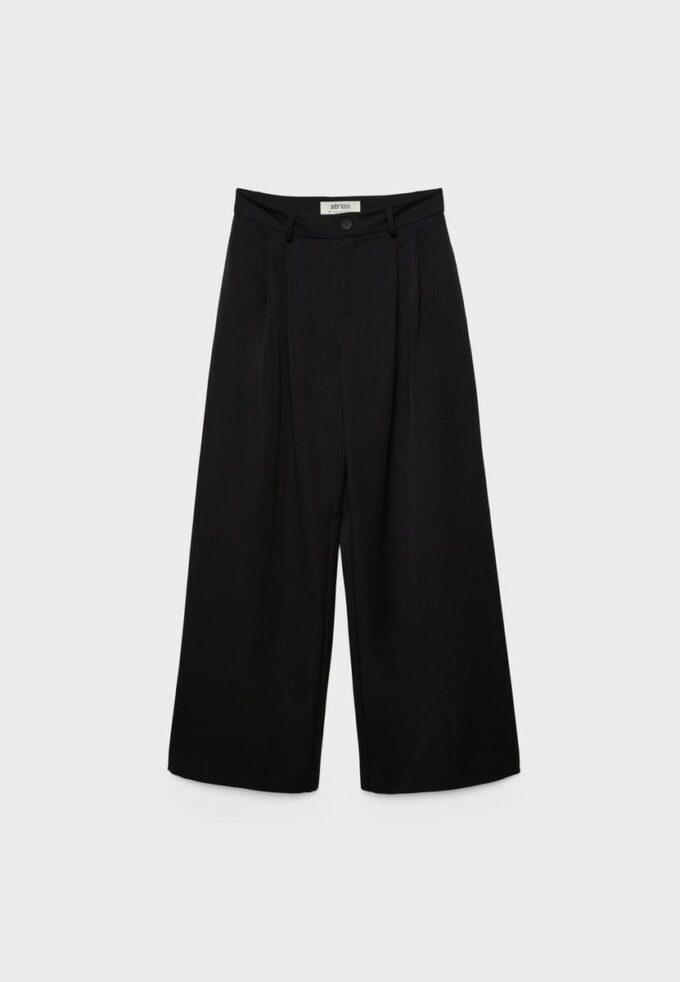 Pantaloni sartoriali Wide Leg con pinces Pantaloni sartoriali Wide Leg con pinces