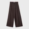 Pantaloni sartoriali Wide Leg con pinces Pantaloni sartoriali Wide Leg con pinces