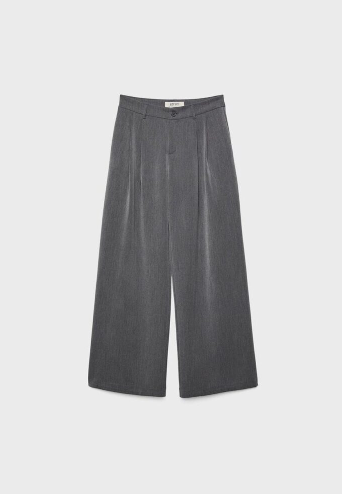 Pantaloni sartoriali Wide Leg con pinces Pantaloni sartoriali Wide Leg con pinces