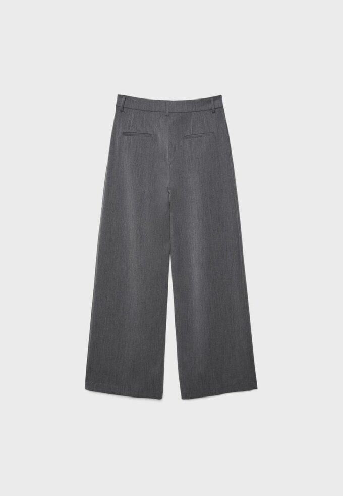 Pantaloni sartoriali Wide Leg con pinces Pantaloni sartoriali Wide Leg con pinces