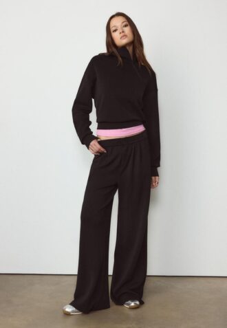 Pantaloni Soft Touch con pinces