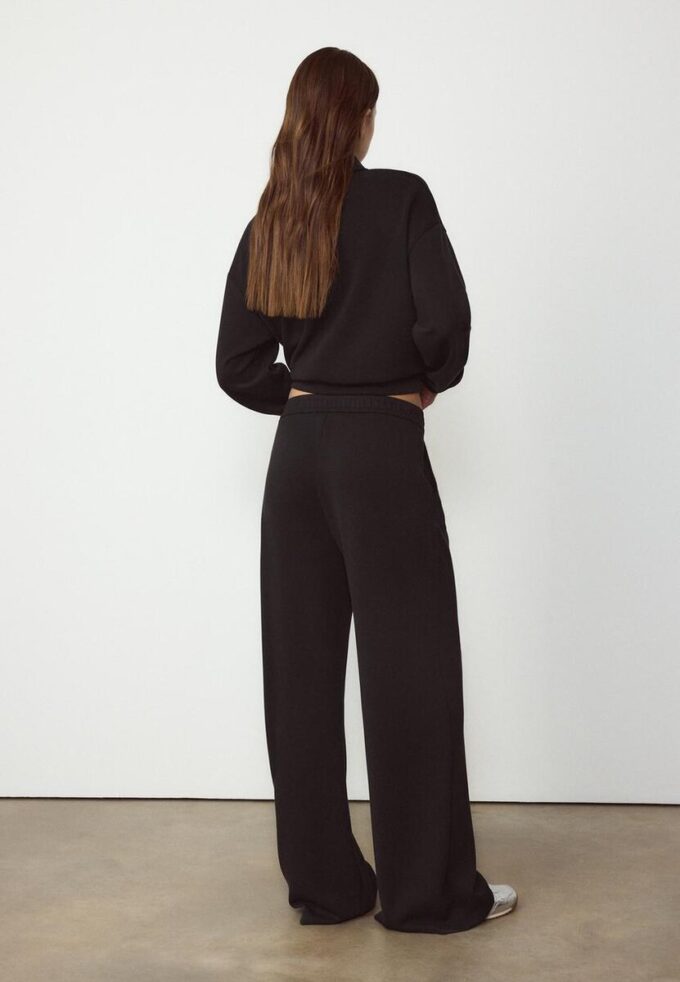 Pantaloni Soft Touch con pinces