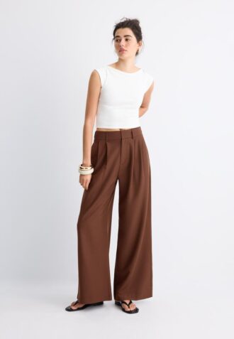 Pantaloni super larghi regolabili